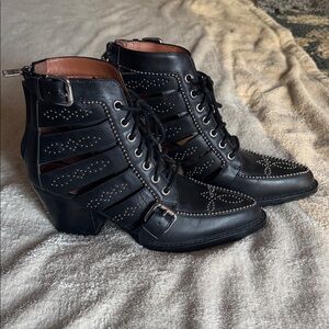 Coach Studded Ankle Boots. Size 8.5